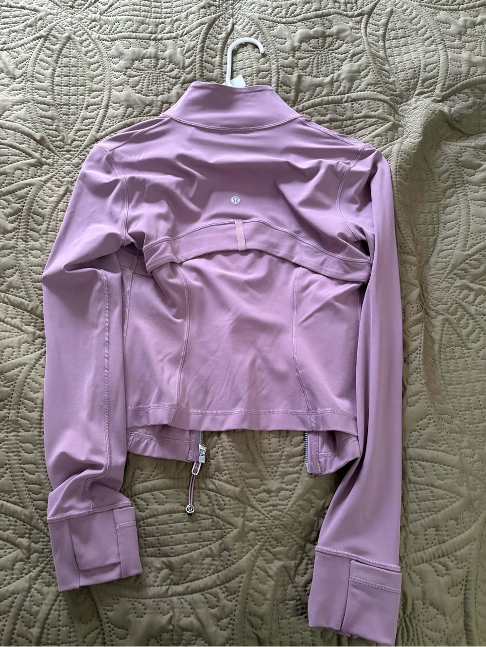 lululemon athletica Lavender-Pink silver Zip Jacket define jacket - Picture 6 of 6